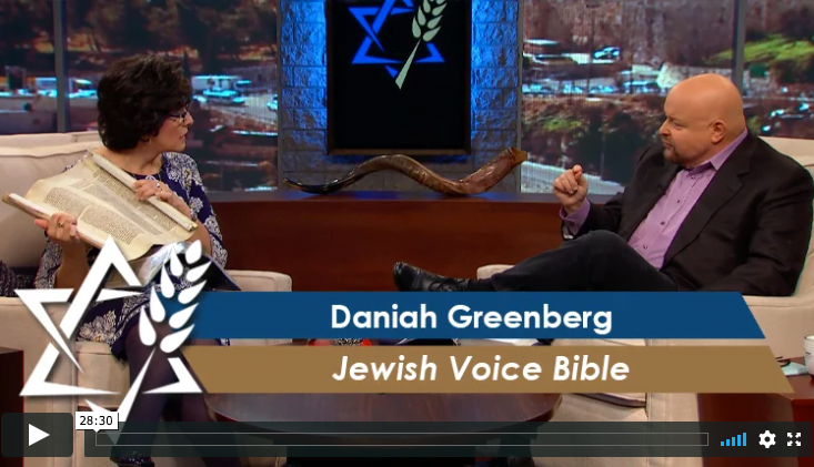 Watch Daniah Greenberg on Jewish Voice TV with Rabbi Jonathan Bernis This Week