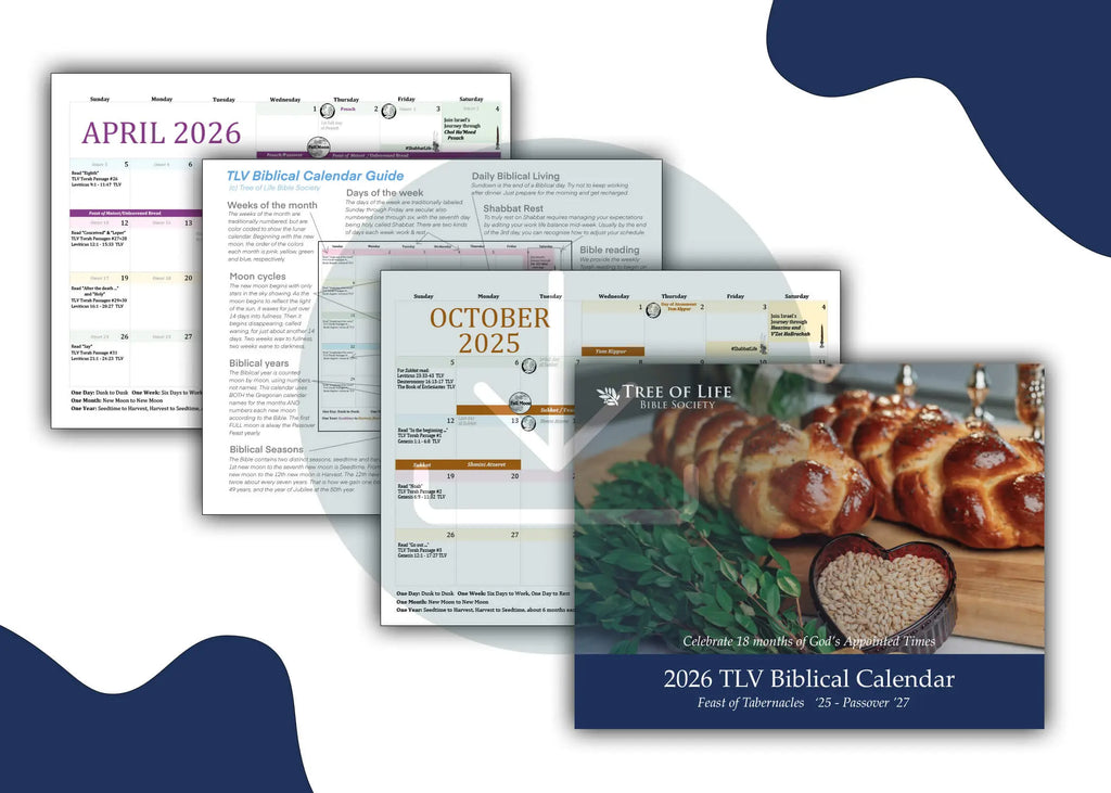 2026 TLV Biblical Calendar (Digital Download) Tree of Life Bible Society