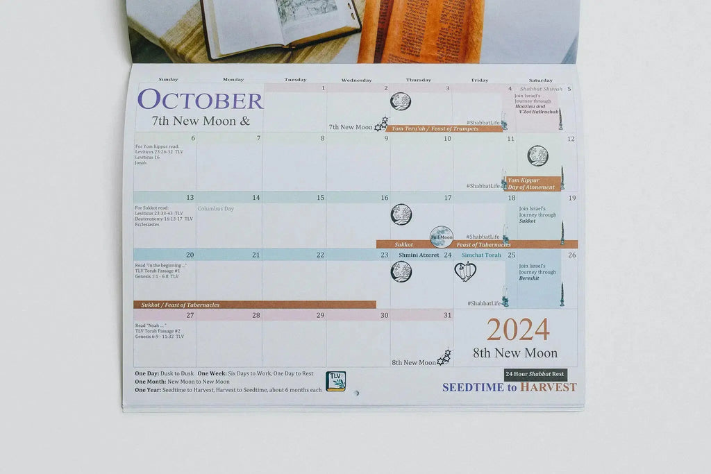 2026 TLV Biblical Calendar (Printed) Tree of Life Bible Society